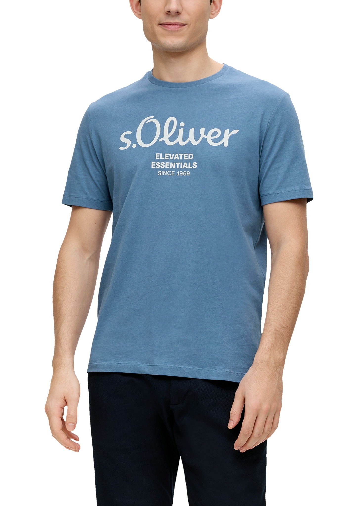 s.Oliver T-Shirt, aus atmungsaktiver Baumwolle von s.Oliver
