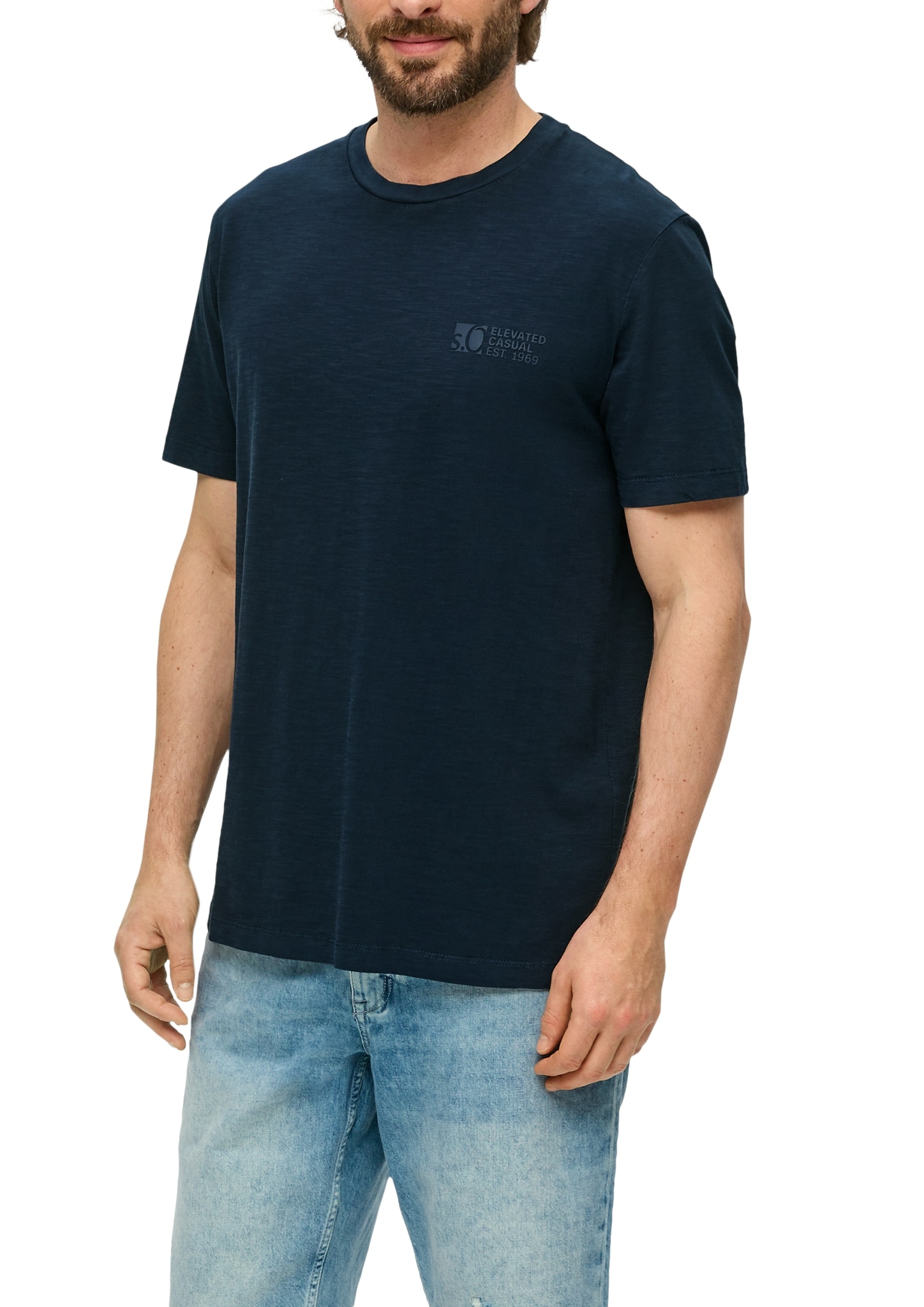 s.Oliver T-Shirt, in melierter Optik von s.Oliver
