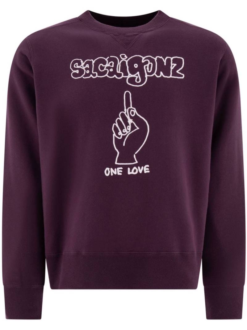 sacai Gonz Sacaigonz sweatshirt - Purple von sacai