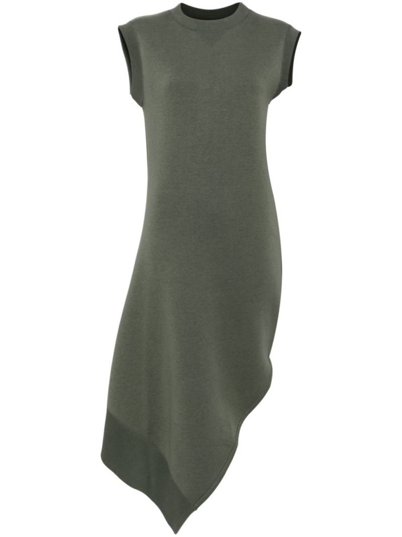 sacai asymmetric scuba dress - Green von sacai