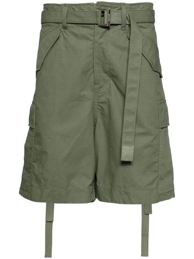 sacai belted shorts - Green von sacai