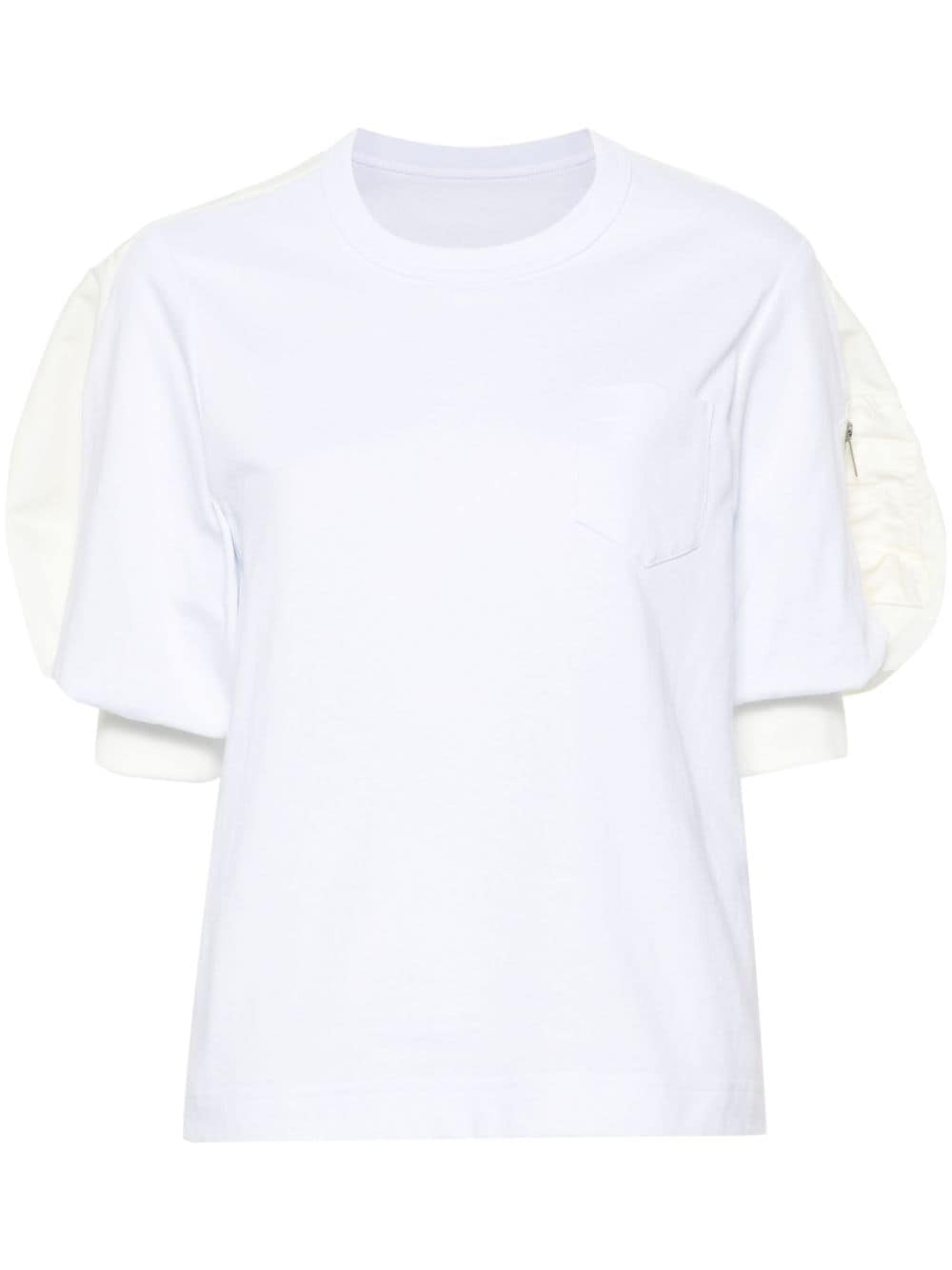 sacai cotton jersey T-shirt - White von sacai
