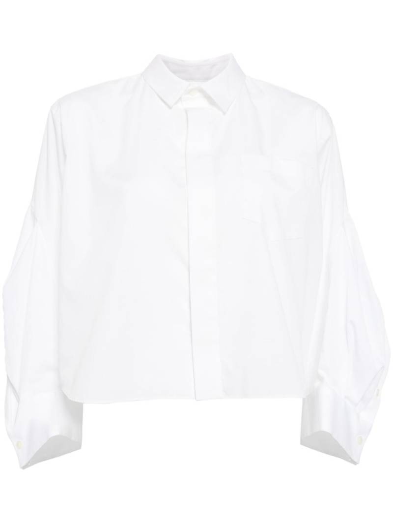 sacai cotton poplin shirt - White von sacai