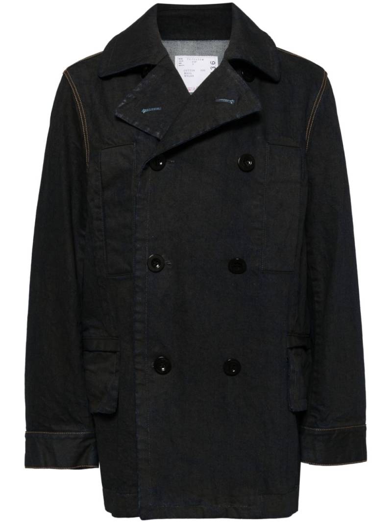 sacai denim coat - Blue von sacai