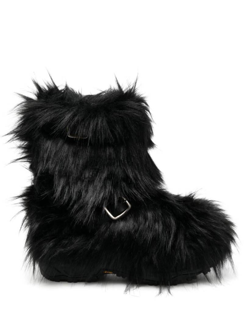 sacai faux-fur boots - Black von sacai