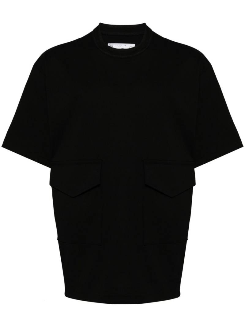 sacai cotton jersey T-shirt - Black von sacai