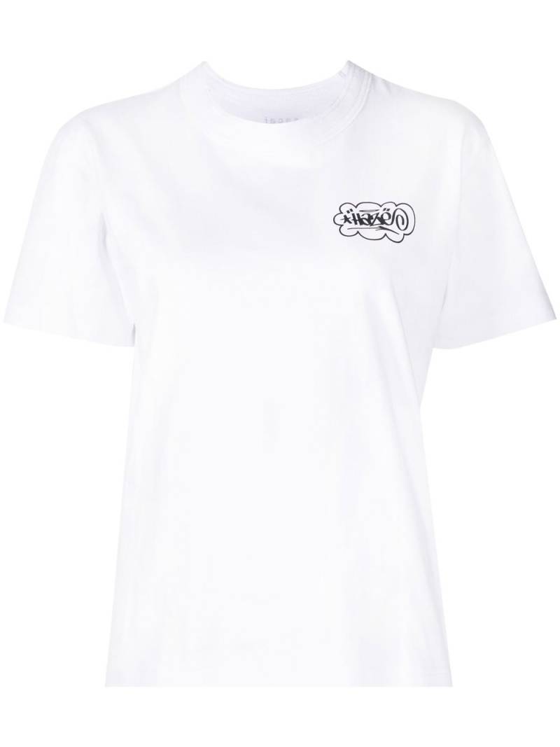 sacai graphic-print T-shirt - White von sacai