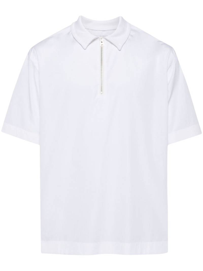 sacai oversize short-sleeve cotton polo-shirt - White von sacai