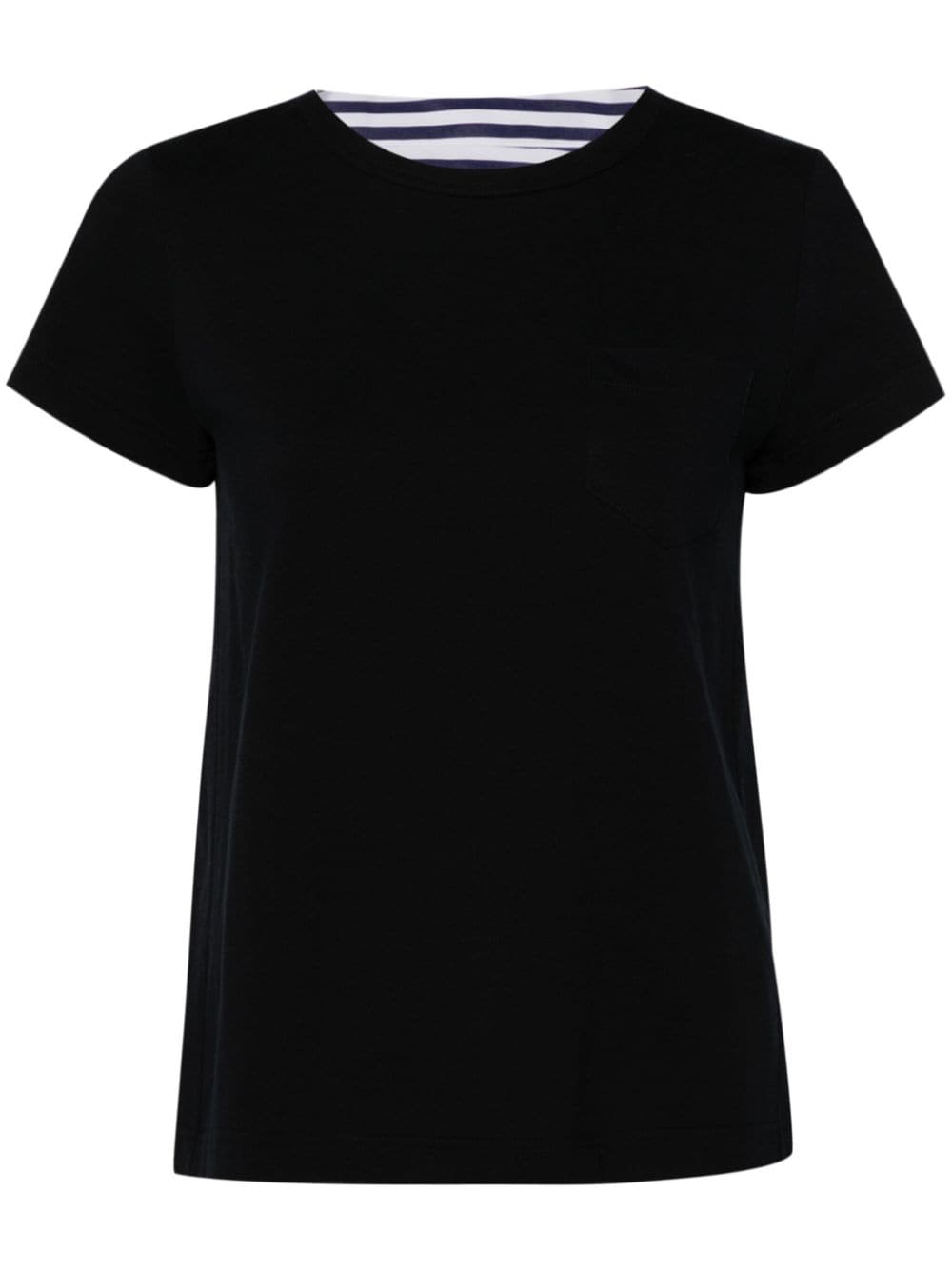 sacai panelled T-shirt - Blue von sacai