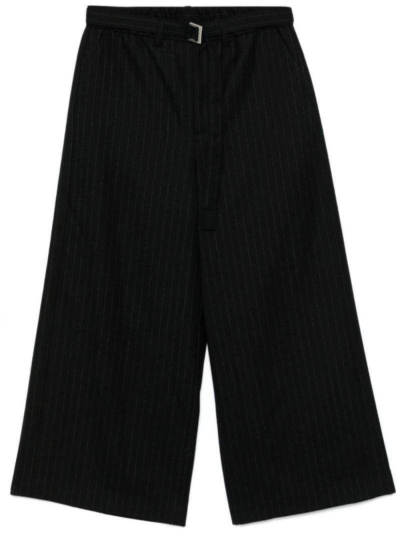 sacai pinstriped trousers - Blue von sacai