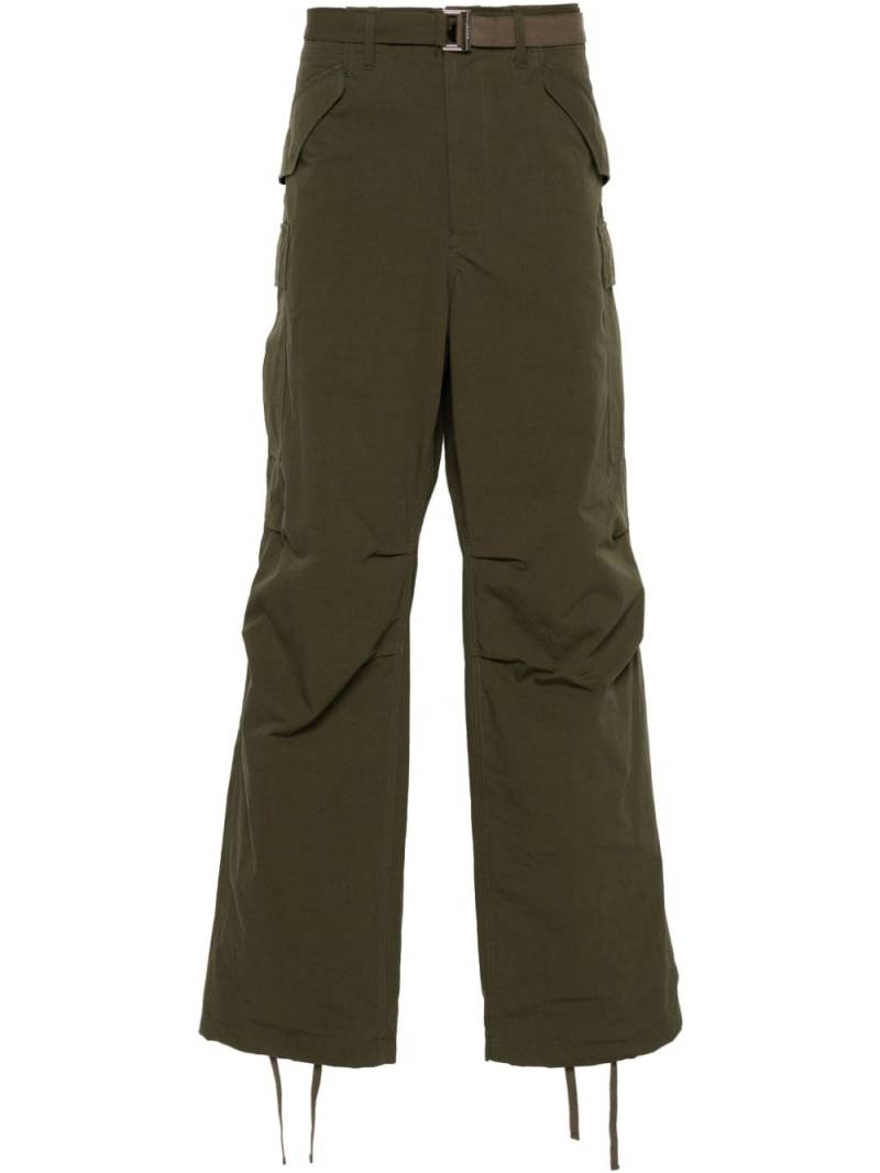 sacai ripstop cargo pants - Green von sacai