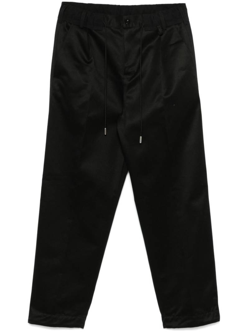 sacai tapered trousers - Black von sacai