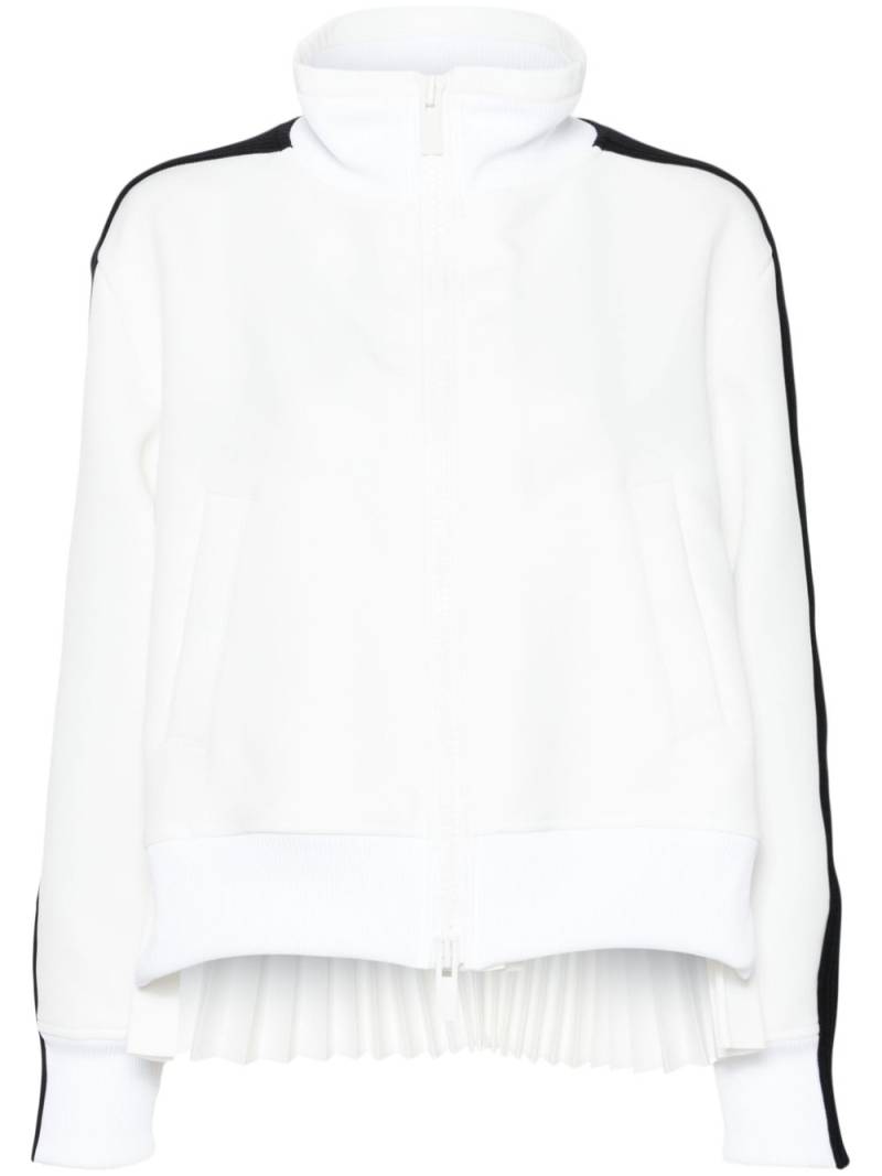 sacai technical-jersey jacket - White von sacai