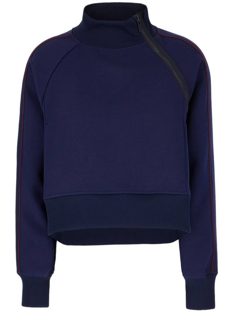 sacai zip-up sweatshirt - Blue von sacai