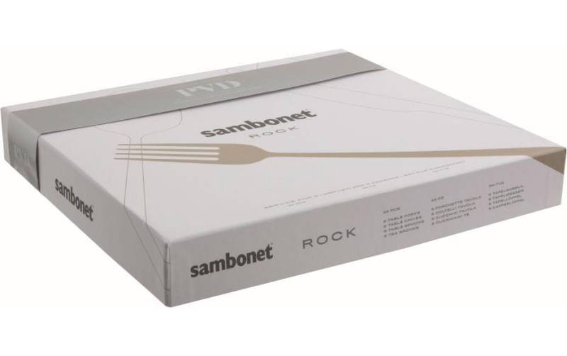 sambonet Besteck-Set »Rock 24-teilig«, (24 tlg.) von sambonet