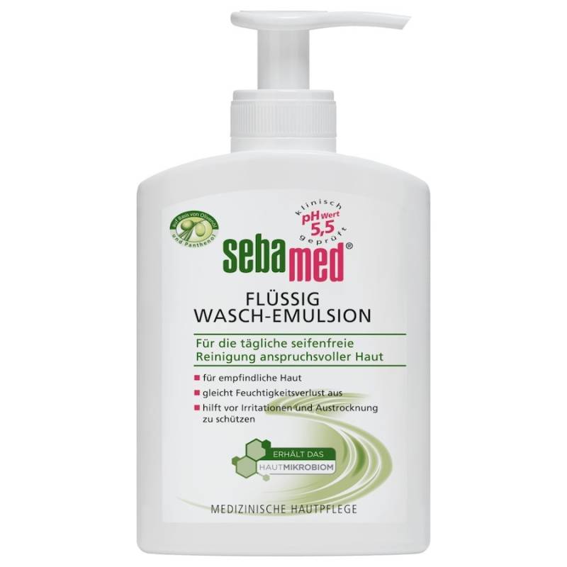 sebamed  sebamed Flüssig Wasch-Emulsion Olive mit Spender waschlotion 200.0 ml von sebamed