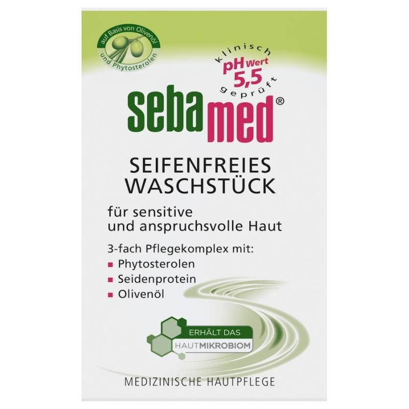 sebamed  sebamed Seifenfreies Waschstück mit Olive gesichtsseife 150.0 g von sebamed