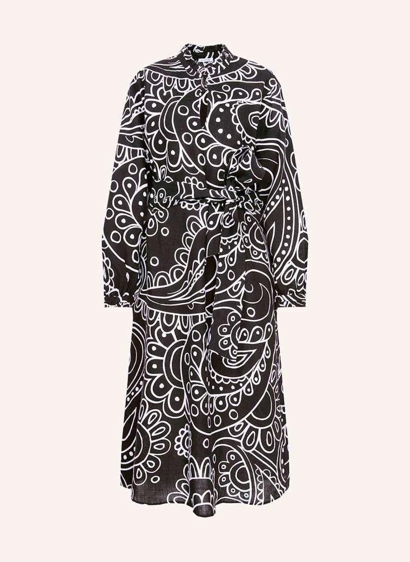 Seidensticker Leinenkleid schwarz von seidensticker
