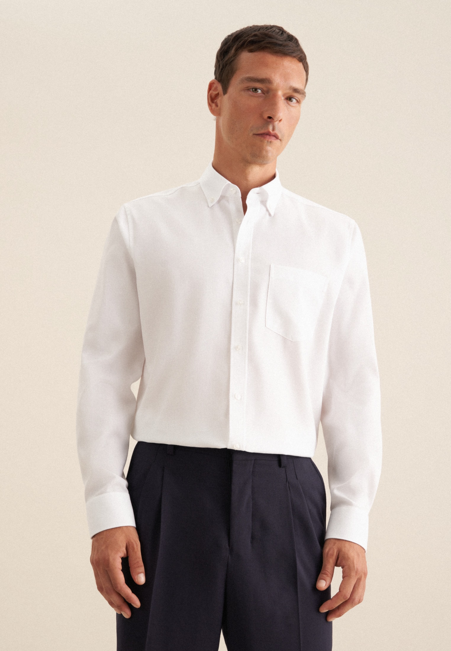 seidensticker Businesshemd, Regular Button-Down-Kragen Struktur seidensticker Businesshemd, Regular Button-Down-Kragen Struktur von seidensticker