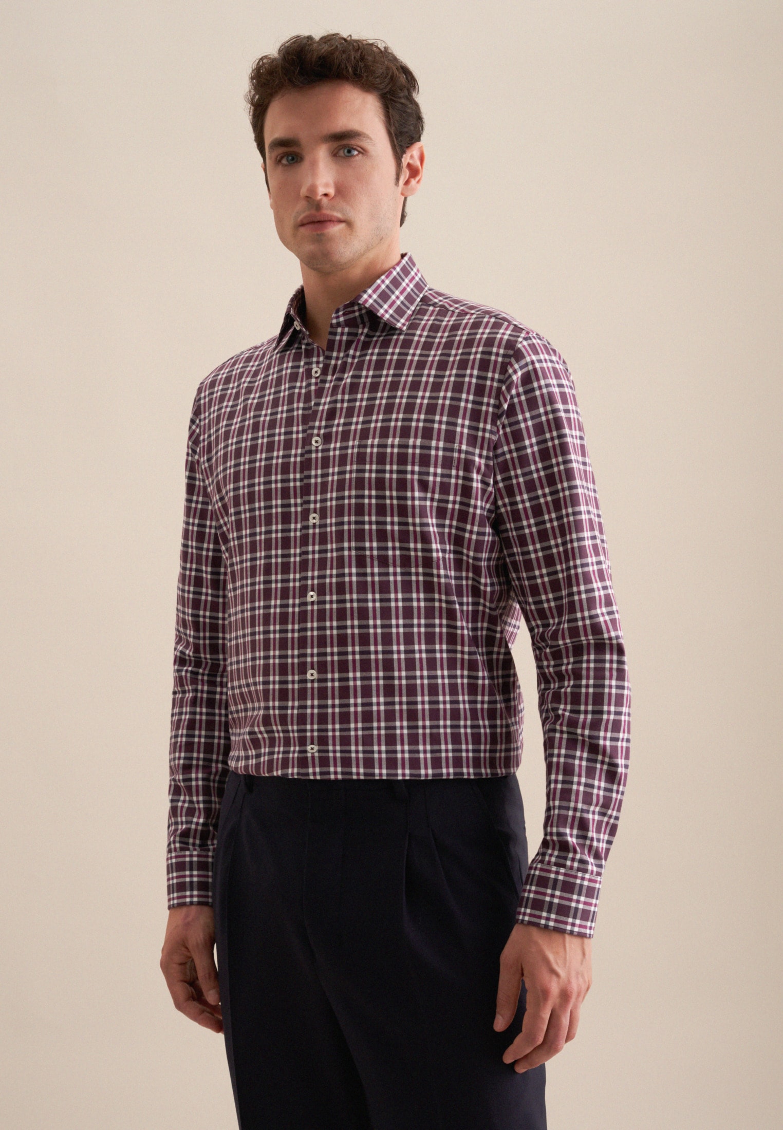 seidensticker Flanellhemd »Regular«, Regular Langarm Button-Down-Kragen Karo seidensticker Flanellhemd »Regular«, Regular Langarm Button-Down-Kragen Karo von seidensticker