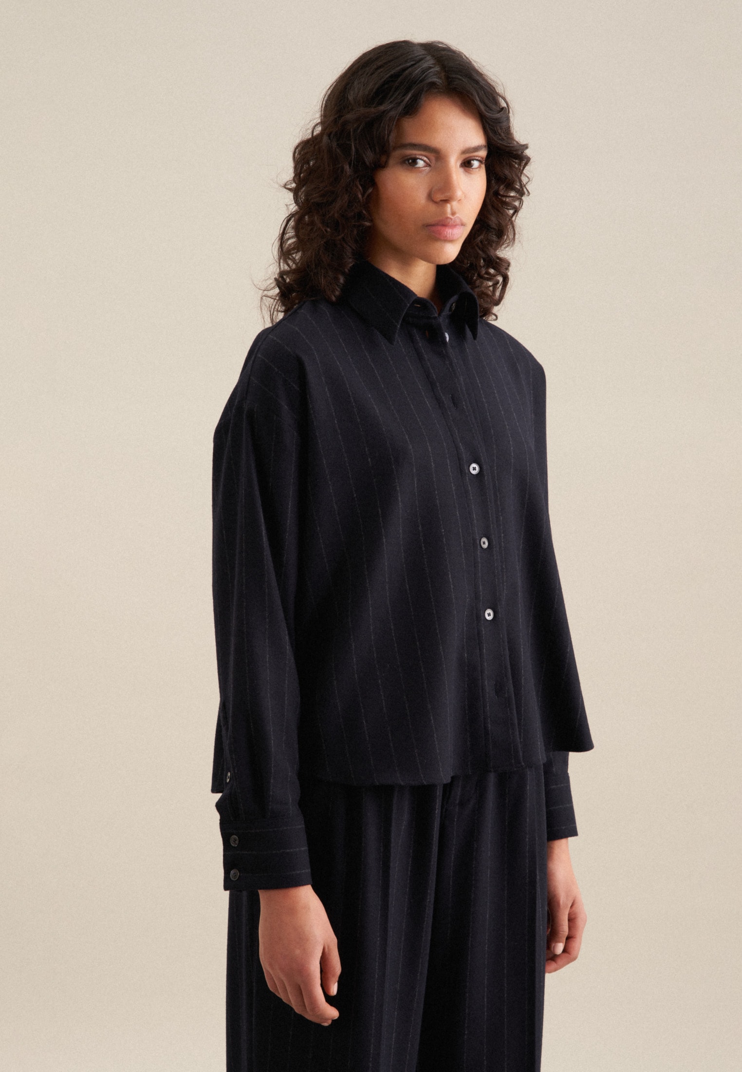 seidensticker Hemdbluse »Schwarze Rose«, Langarm Kragen Streifen seidensticker Hemdbluse »Schwarze Rose«, Langarm Kragen Streifen von seidensticker