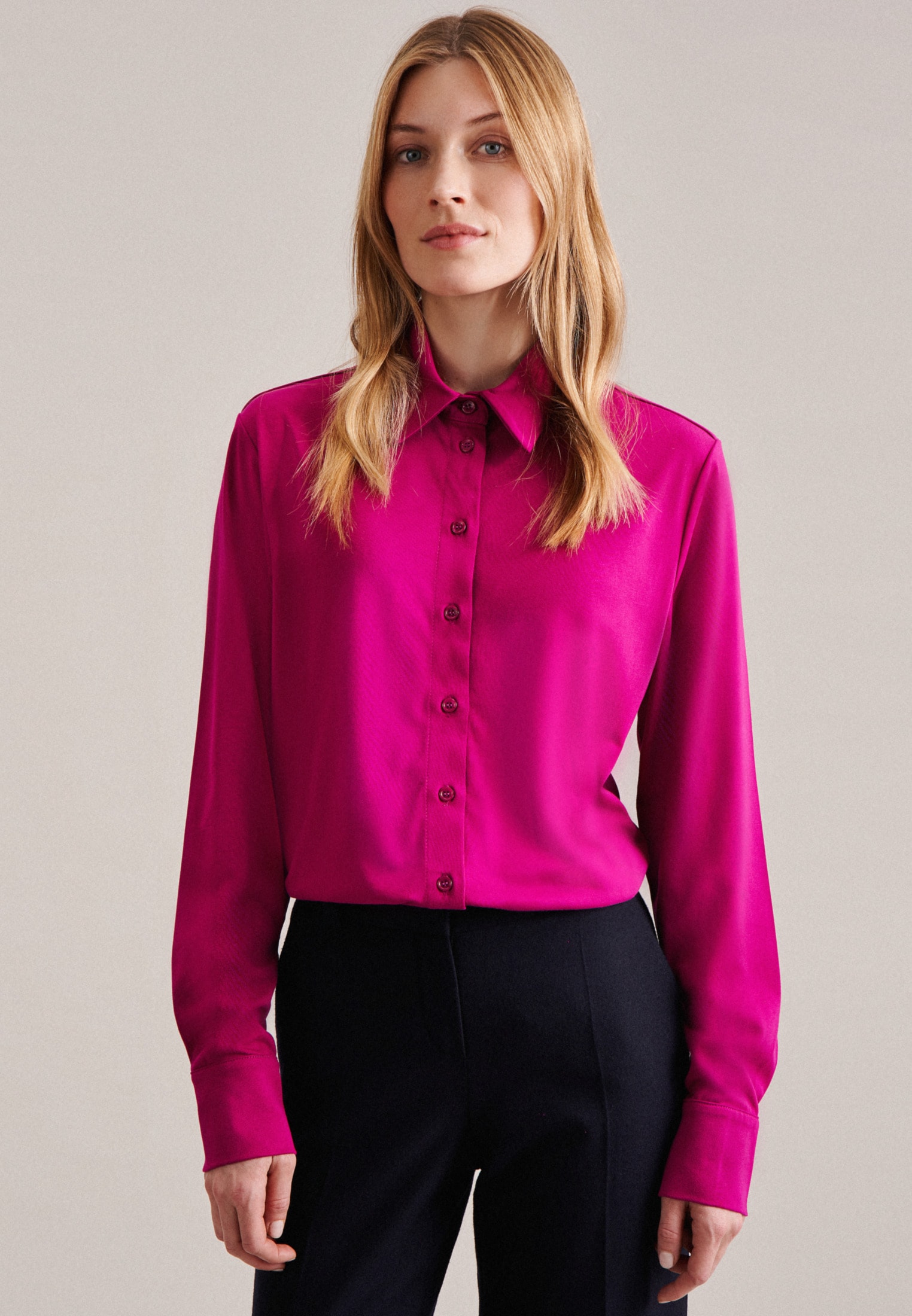 seidensticker Hemdbluse »Schwarze Rose«, Langarm Kragen Uni seidensticker Hemdbluse »Schwarze Rose«, Langarm Kragen Uni von seidensticker