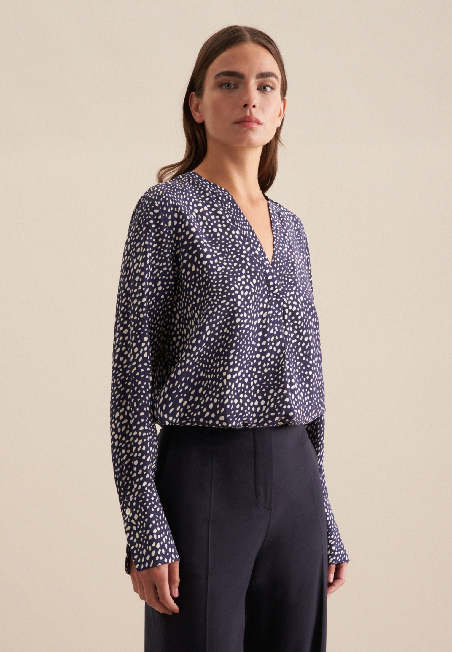 seidensticker Klassische Bluse »Schwarze Rose«, Tunika Druck seidensticker Klassische Bluse »Schwarze Rose«, Tunika Druck von seidensticker