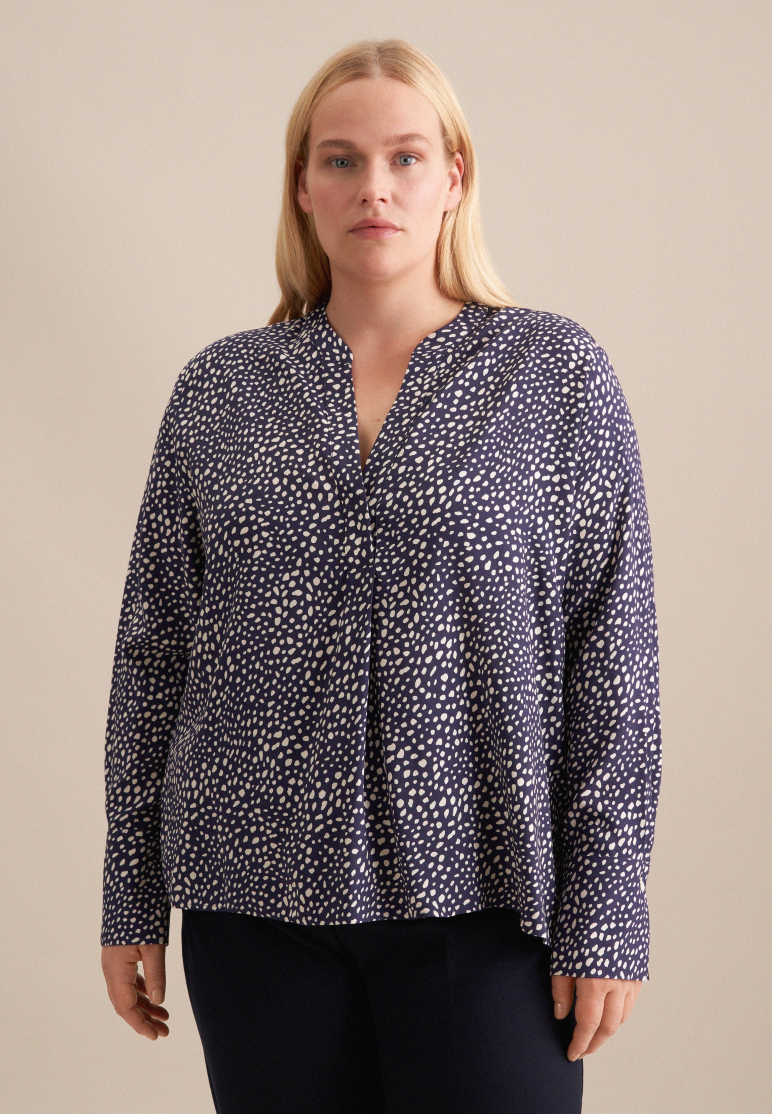 seidensticker Klassische Bluse »Schwarze Rose«, Tunika Druck seidensticker Klassische Bluse »Schwarze Rose«, Tunika Druck von seidensticker