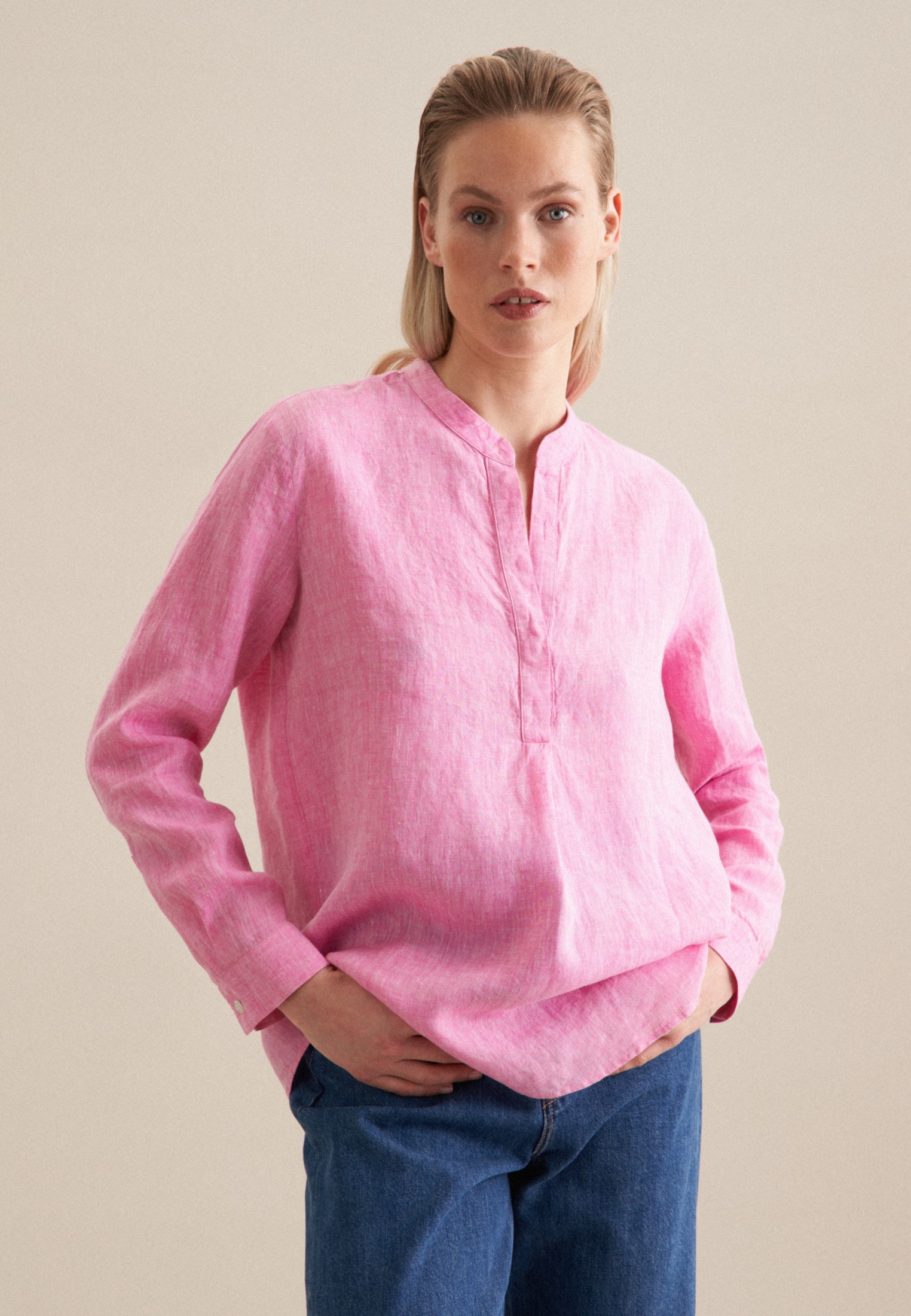 seidensticker Klassische Bluse »Schwarze Rose«, Tunika Garnfärber seidensticker Klassische Bluse »Schwarze Rose«, Tunika Garnfärber von seidensticker