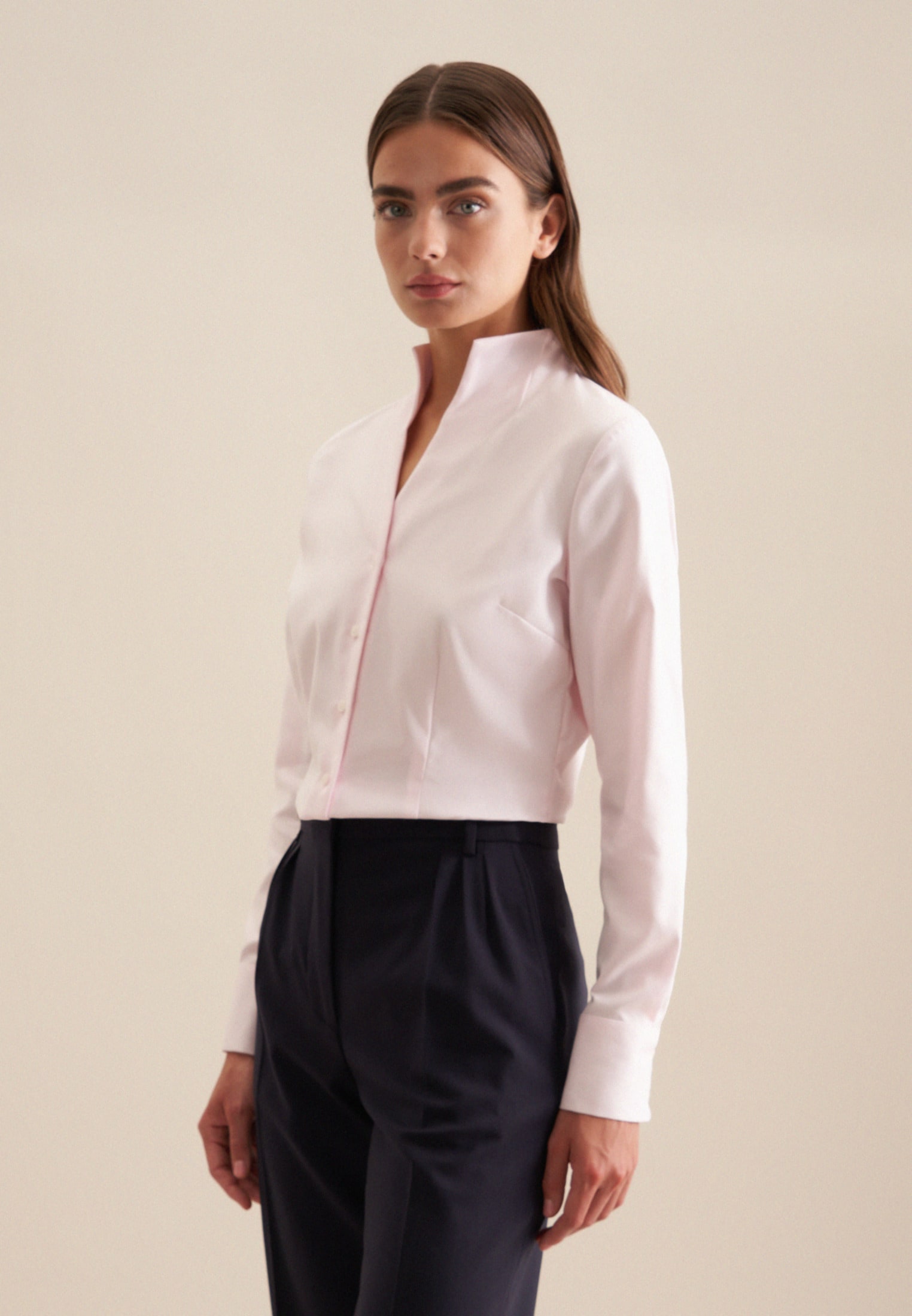 seidensticker Klassische Bluse »Schwarze Rose«, Langarm Kragen Uni seidensticker Klassische Bluse »Schwarze Rose«, Langarm Kragen Uni von seidensticker