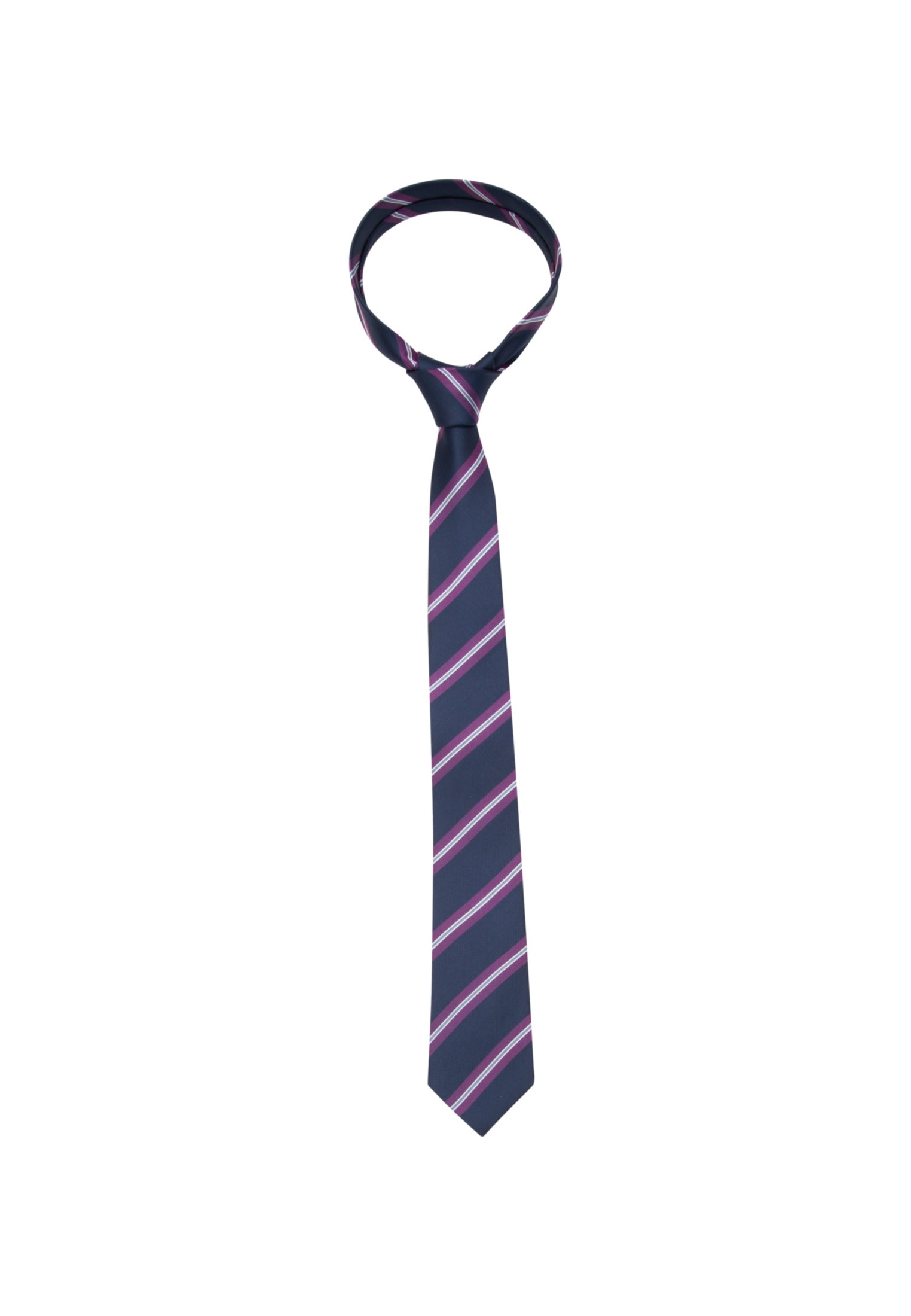 seidensticker Krawatte »Schwarze Rose«, Breit (7cm) Streifen von seidensticker
