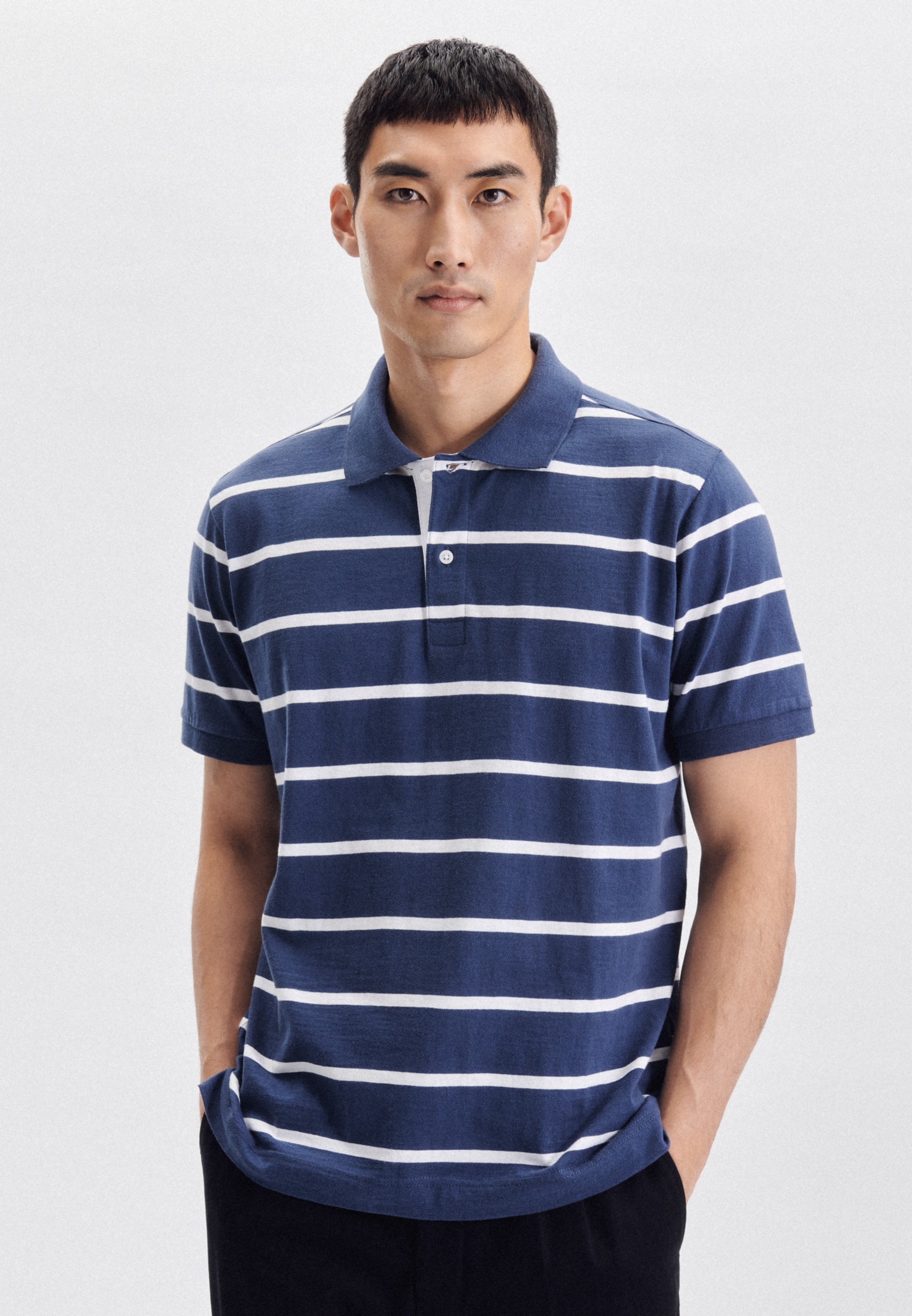 seidensticker Poloshirt »Regular«, Kurzarm Kragen Streifen seidensticker Poloshirt »Regular«, Kurzarm Kragen Streifen von seidensticker
