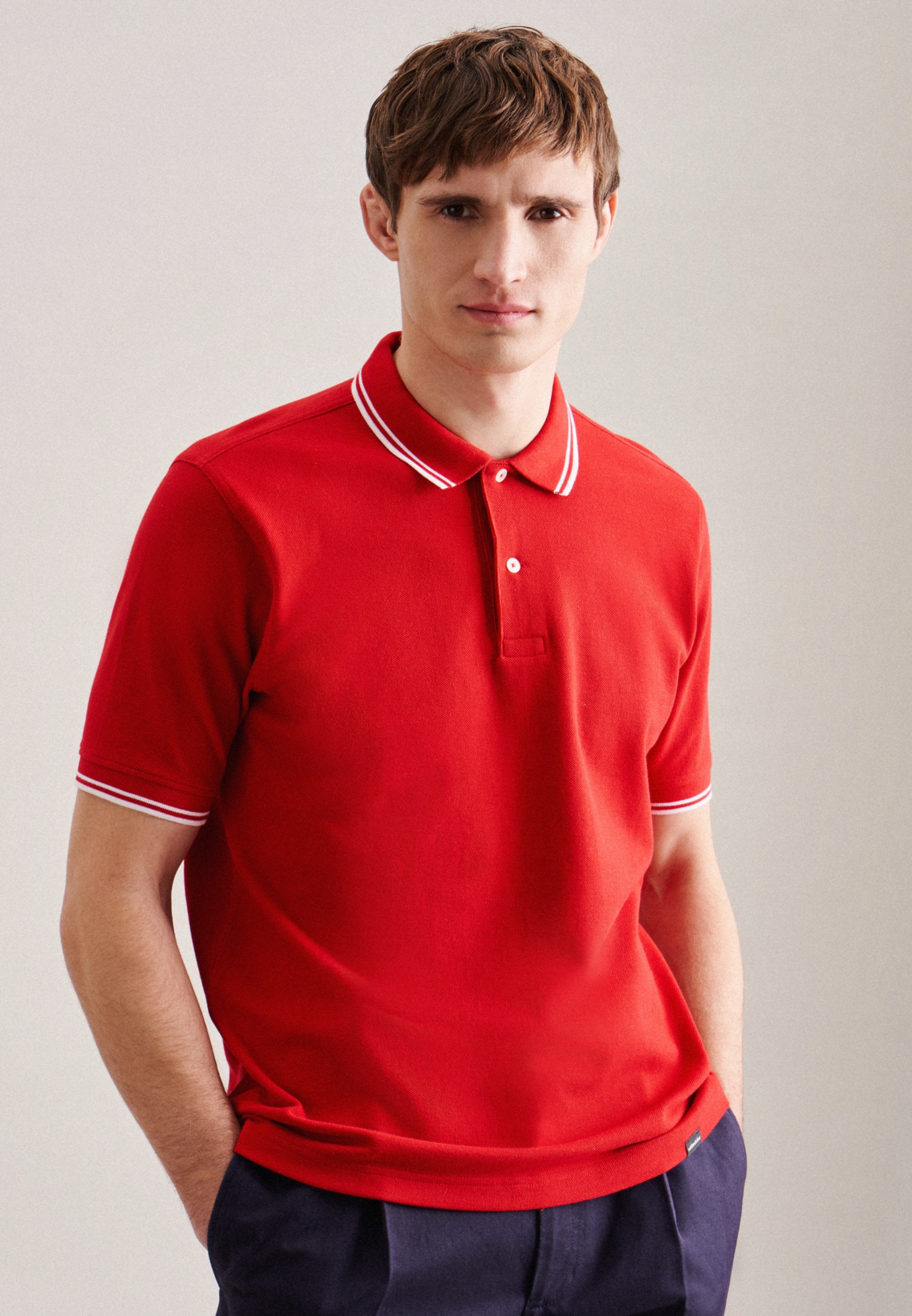 seidensticker Poloshirt »Regular«, Kurzarm Kragen Uni seidensticker Poloshirt »Regular«, Kurzarm Kragen Uni von seidensticker