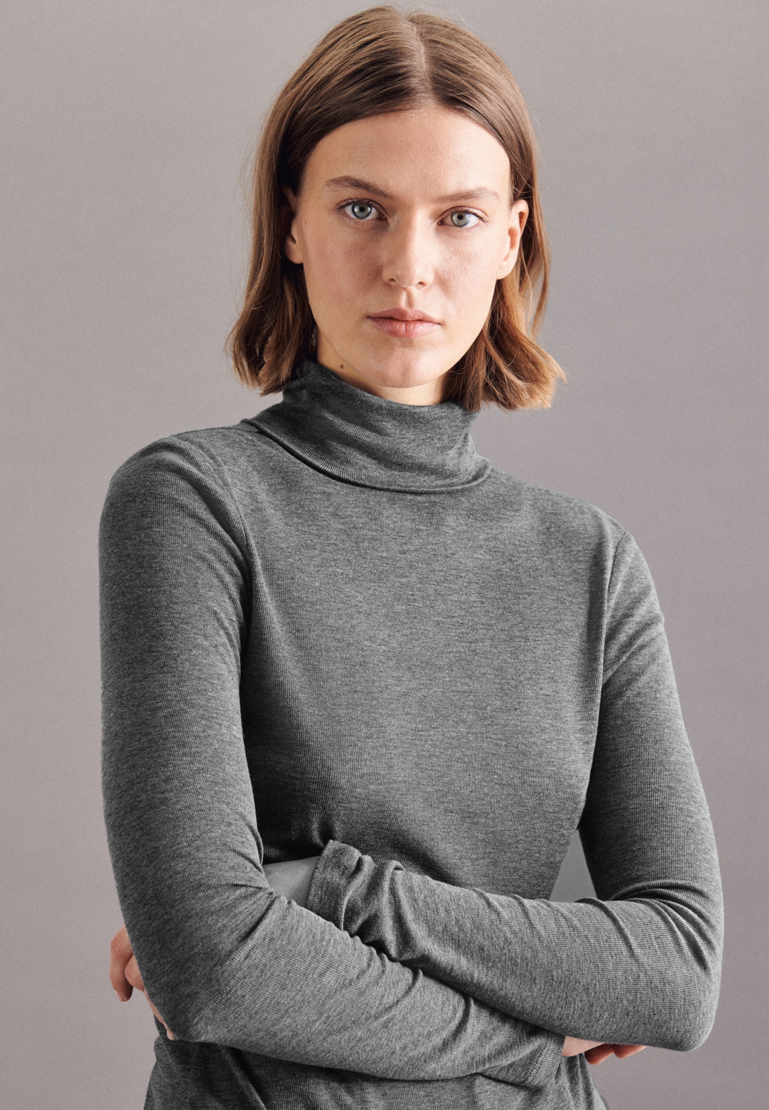 seidensticker Strickpullover »Schwarze Rose«, Langarm Rollkragen Uni seidensticker Strickpullover »Schwarze Rose«, Langarm Rollkragen Uni von seidensticker