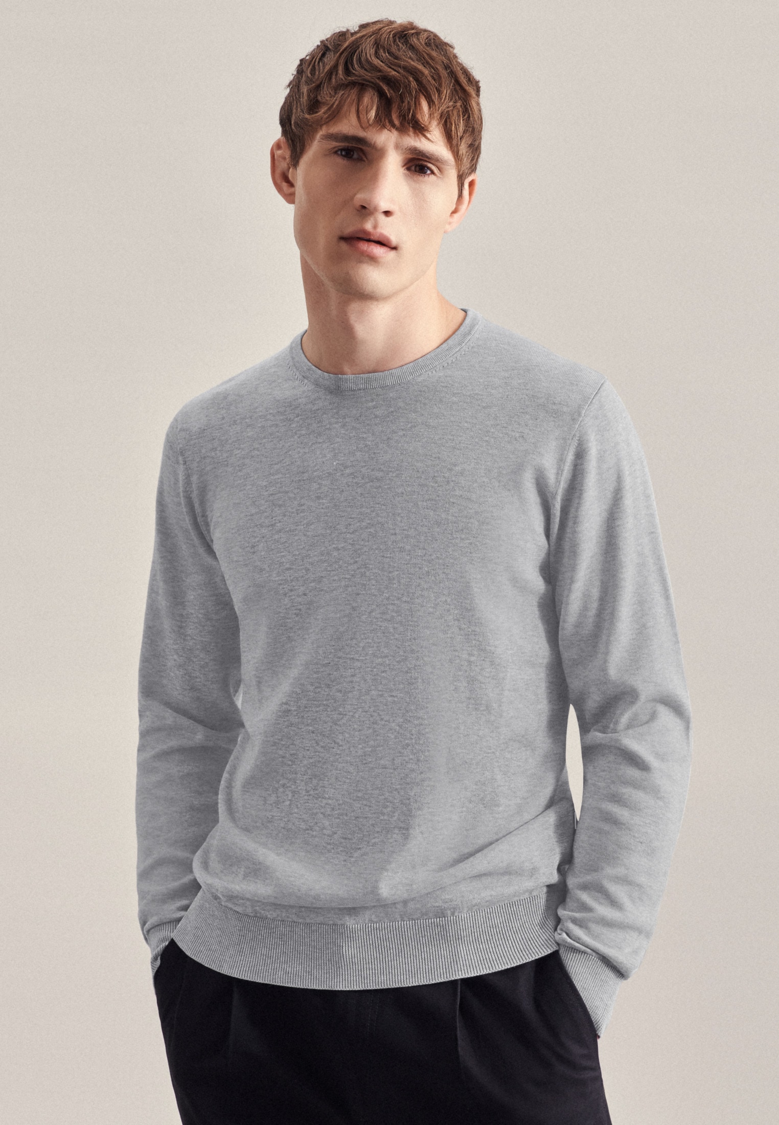 seidensticker Strickpullover »Schwarze Rose«, Langarm Rundhals Uni seidensticker Strickpullover »Schwarze Rose«, Langarm Rundhals Uni von seidensticker