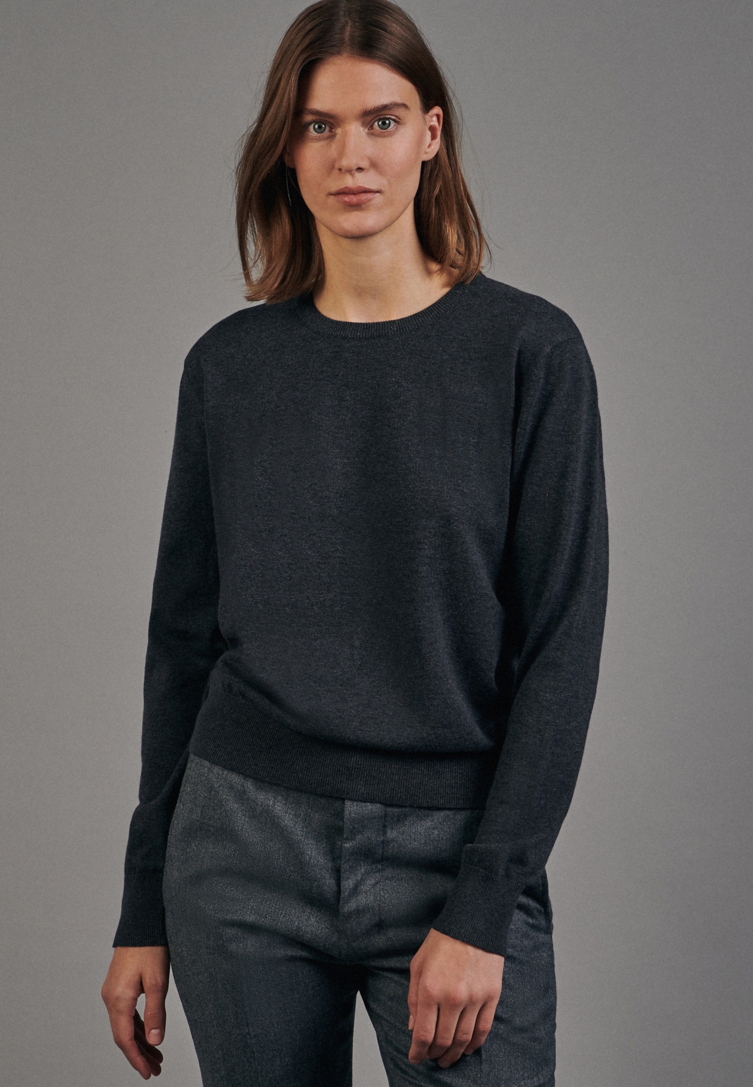 seidensticker Strickpullover »Schwarze Rose«, Langarm Rundhals Uni seidensticker Strickpullover »Schwarze Rose«, Langarm Rundhals Uni von seidensticker