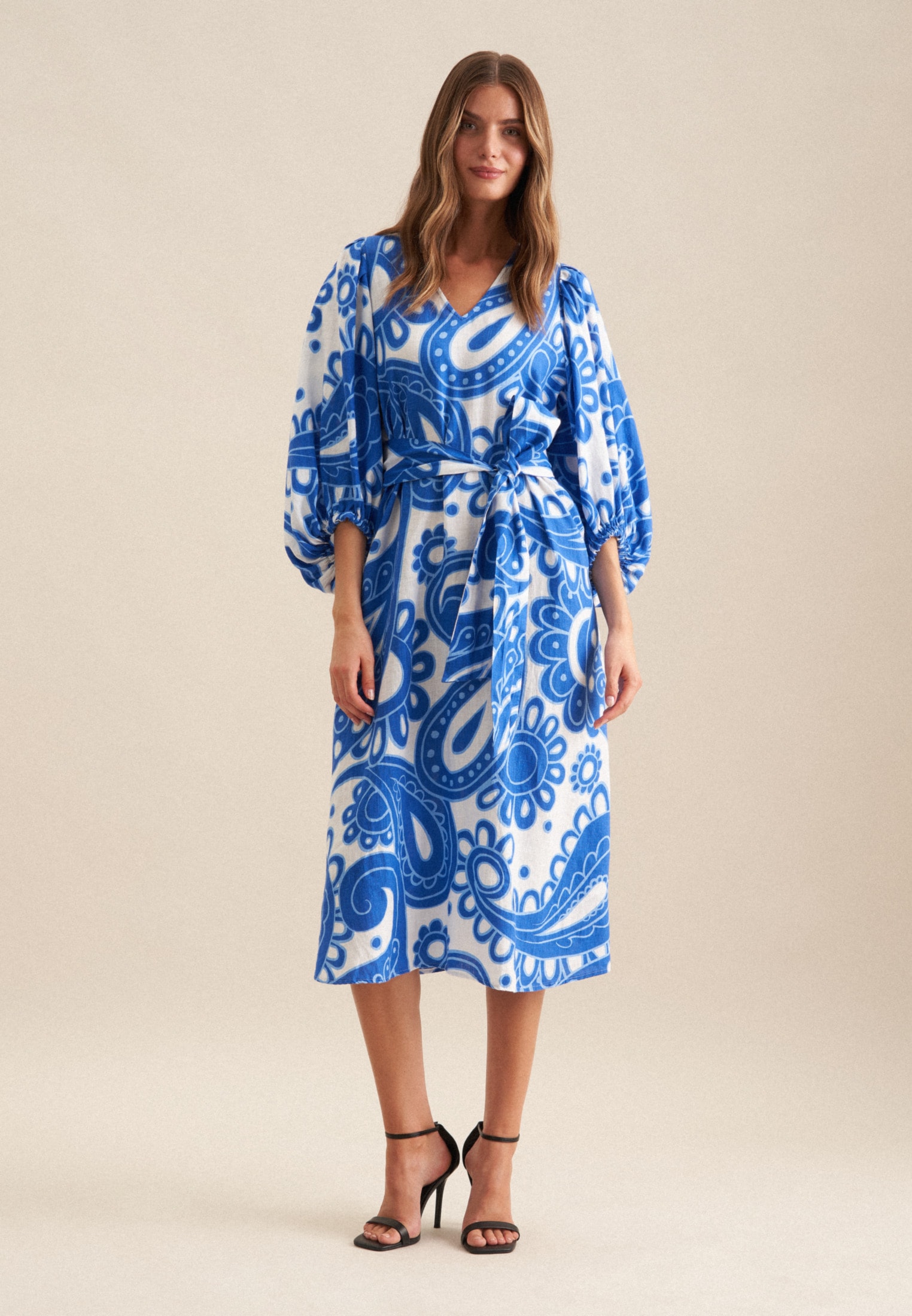seidensticker Sommerkleid »Schwarze Rose«, 3/4-Arm V-Neck Paisley seidensticker Sommerkleid »Schwarze Rose«, 3/4-Arm V-Neck Paisley von seidensticker