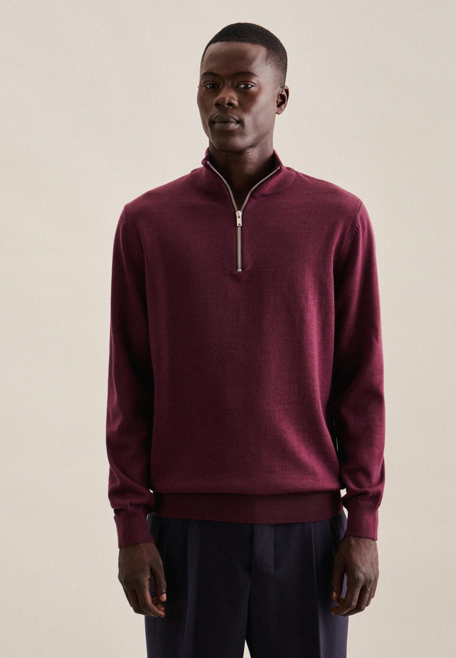 seidensticker Strickpullover, Quarter Zip seidensticker Strickpullover, Quarter Zip von seidensticker