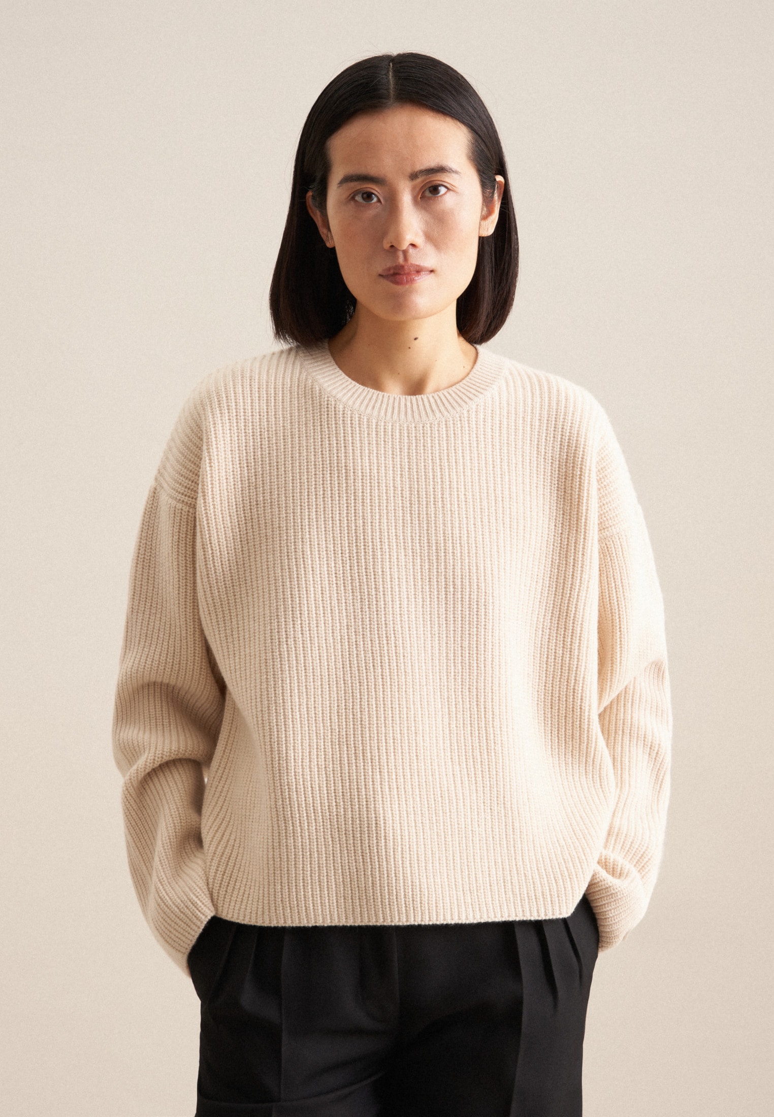 seidensticker Strickpullover »Schwarze Rose«, Langarm Rundhals Uni seidensticker Strickpullover »Schwarze Rose«, Langarm Rundhals Uni von seidensticker