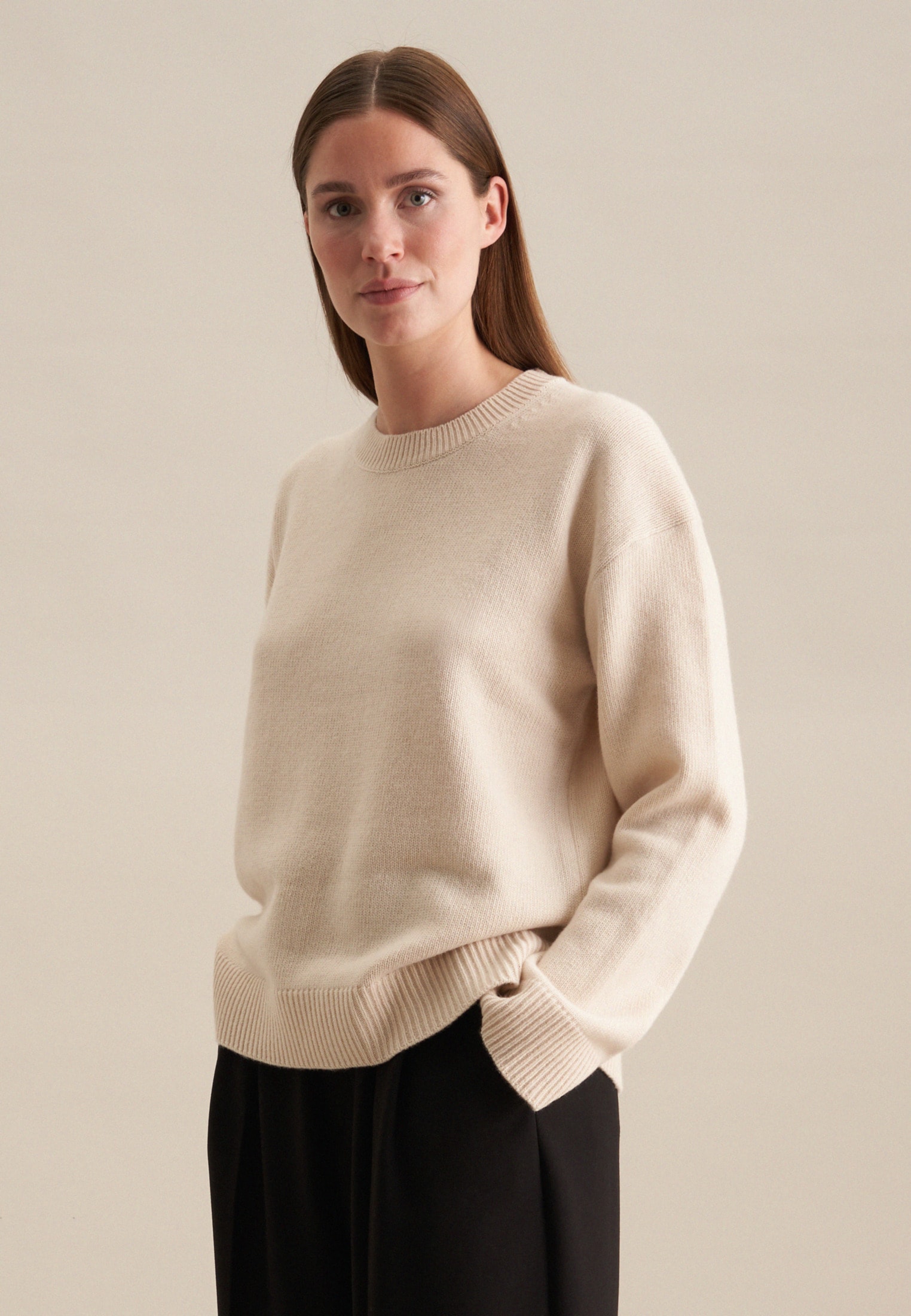 seidensticker Strickpullover »Schwarze Rose«, Langarm Rundhals Uni seidensticker Strickpullover »Schwarze Rose«, Langarm Rundhals Uni von seidensticker