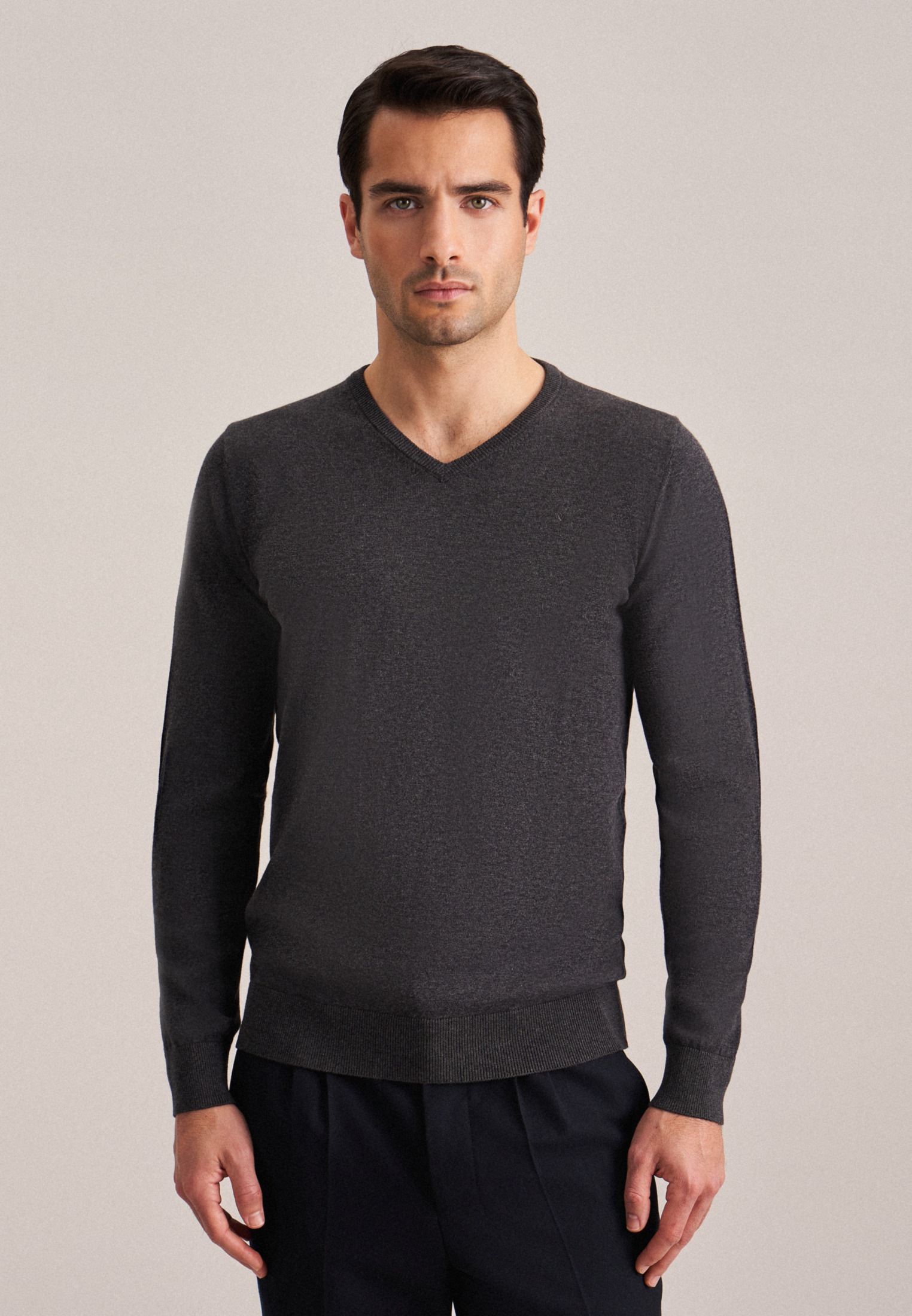 seidensticker Strickpullover »Schwarze Rose«, Langarm V-Neck Druck seidensticker Strickpullover »Schwarze Rose«, Langarm V-Neck Druck von seidensticker