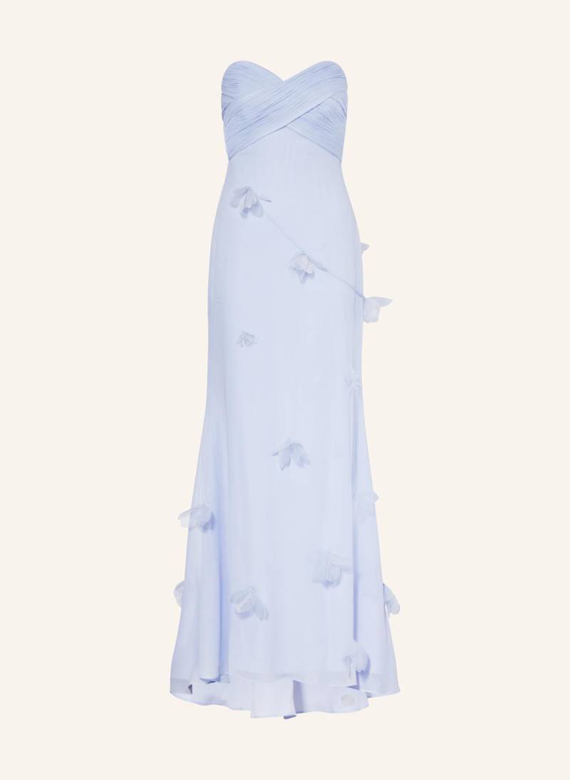 Self-Portrait Set: Abendkleid Und Stola blau von self-portrait