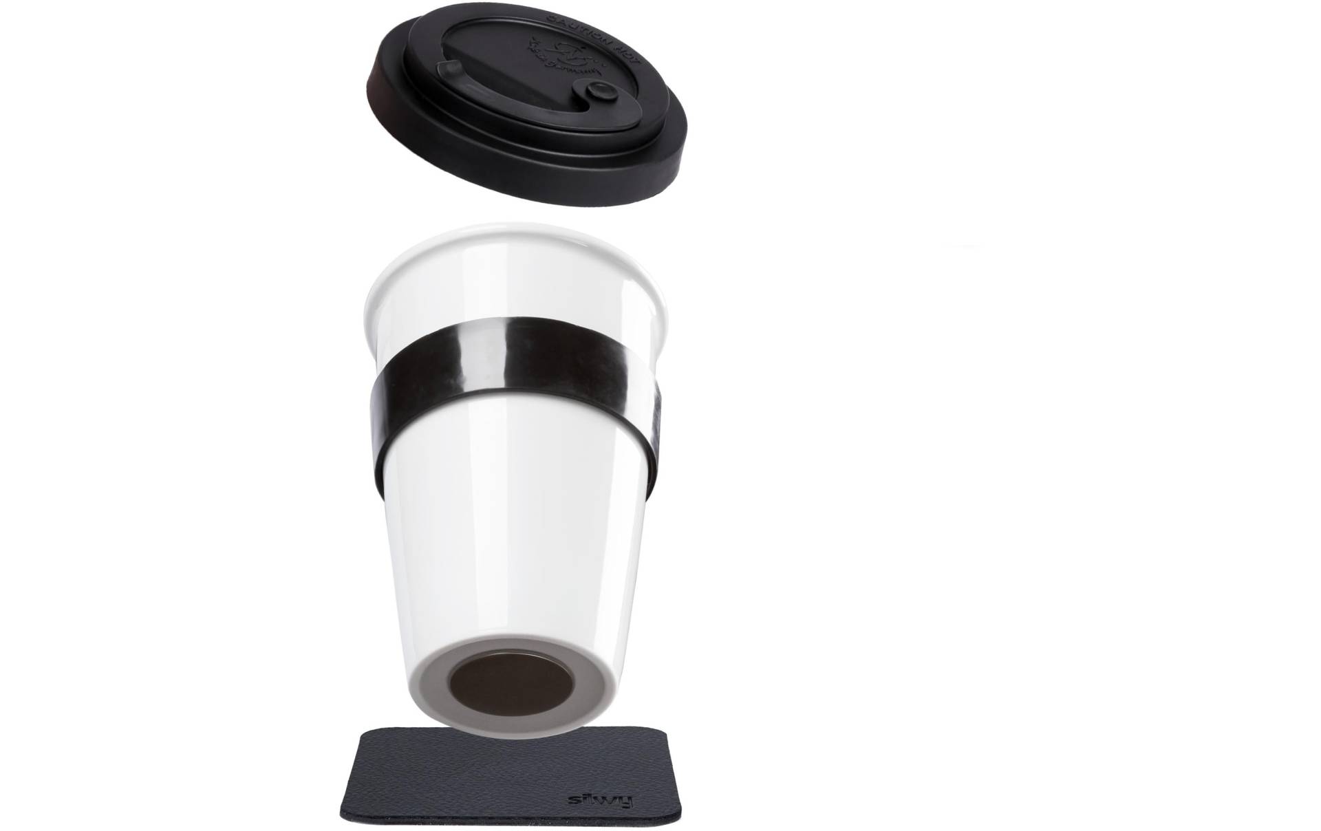Coffee-to-go-Becher »Silwy to-go-Cup Set« Coffee-to-go-Becher »Silwy to-go-Cup Set« von silwy MAGNETIC SYSTEM