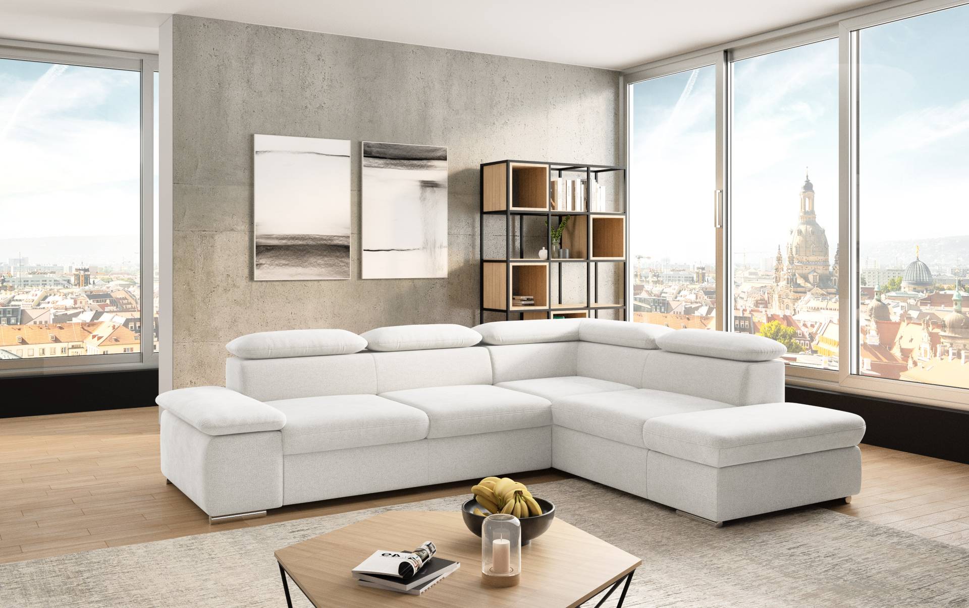 Ecksofa Valantine V, wahlweise mit Bettfunktion Ecksofa Valantine V, wahlweise mit Bettfunktion von sit&more