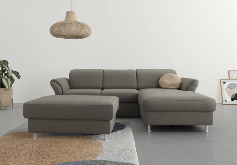 sit&more Ecksofa »Apulia L-Form«, wahlweise Bettfunktion, Bettkasten und Kopf- und Armteilverstellung von sit&more