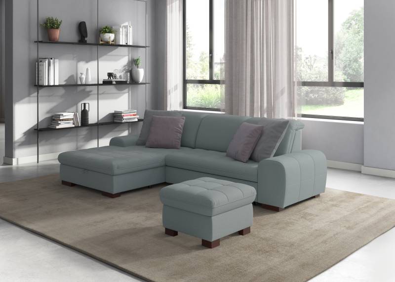 sit&more Ecksofa »Luxor L-Form«, wahlweise mit Bettfunktion, Bettkasten und Kopfteilverstellung von sit&more