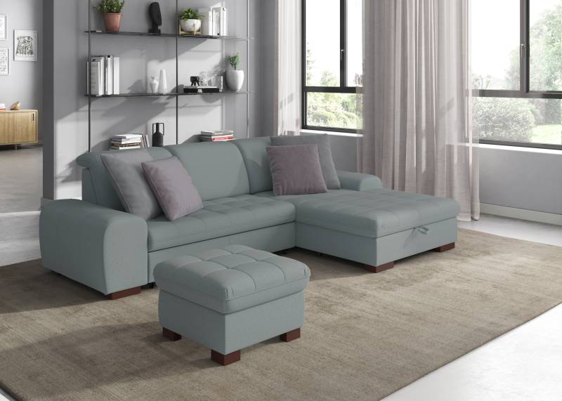 sit&more Ecksofa »Luxor L-Form«, wahlweise mit Bettfunktion, Bettkasten und Kopfteilverstellung von sit&more