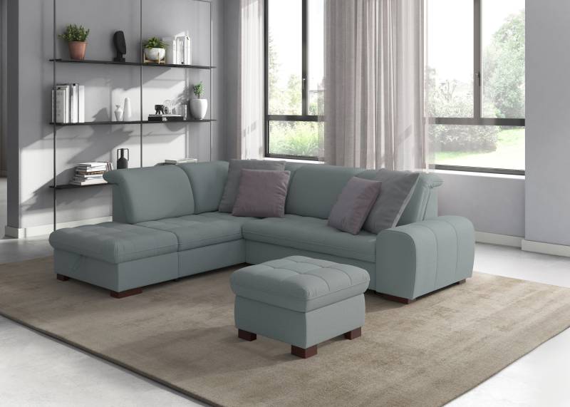 sit&more Ecksofa »Luxor L-Form«, wahlweise mit Bettfunktion, Stauraum und Kopfteilverstellung von sit&more