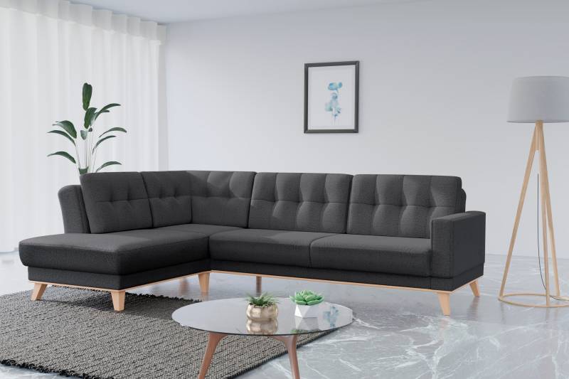 sit&more Ecksofa »Lavida L-Form«, wahlweise mit Kippfunktion und Bettkasten von sit&more