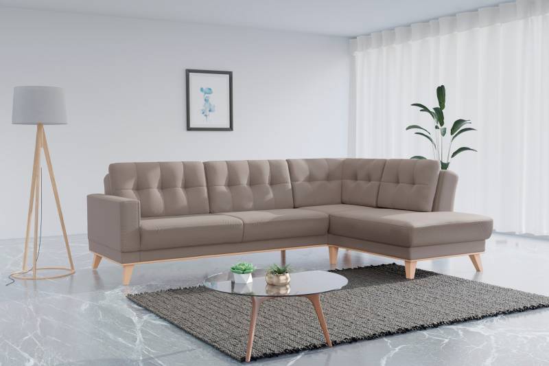 sit&more Ecksofa »Lavida L-Form«, wahlweise mit Kippfunktion und Bettkasten von sit&more